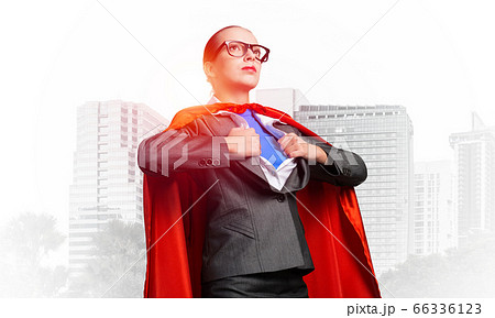 Beautiful business woman opening her shirt Beautiful business woman opening her shirt 66336123
