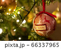 A Reindeer bauble Christmas Tree Decoration hanging from a tree 66337965