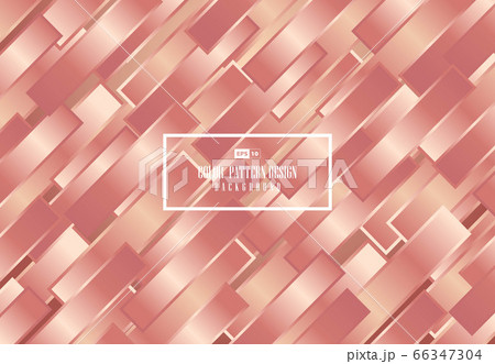 Abstract gradient rose gold color metallic sheep pattern design background. 66347304