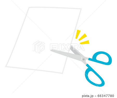 scissors cutting paper clipart