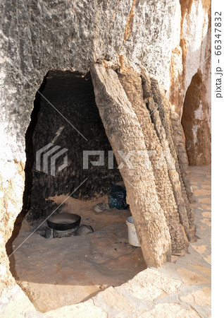 MATMATA, TUNISIA - February 03, 2009: The Berber underground dwellings, Matmata, Tunisia 66347832