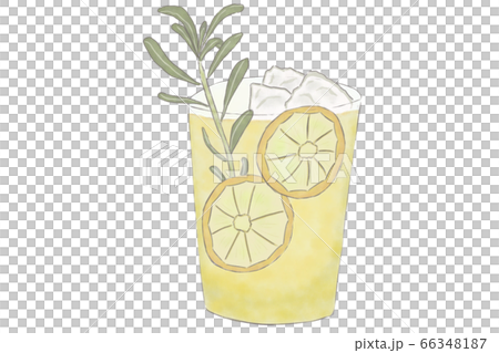 手寫簡單可愛檸檬水 66348187