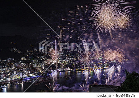 （静岡県）熱海100万ドルの夜景と海上花火 66348878