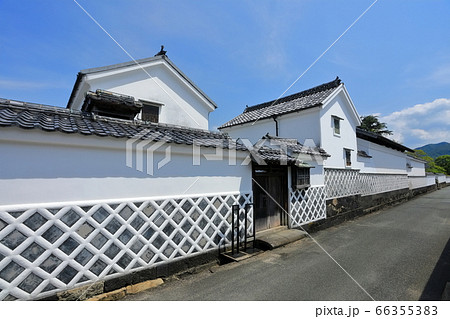 【山口県】晴天下の萩　菊屋横丁 66355383