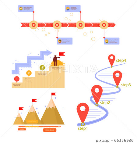 Business milestones timeline workflow 66356936