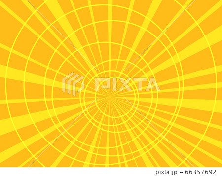Yellow pop art background with circles 66357692
