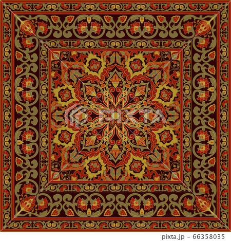 Oriental ornamental carpet. 66358035