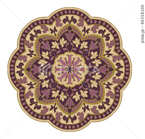 Lilac oriental mandala. 66358100