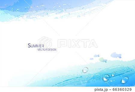 背景 夏 波のイラスト素材