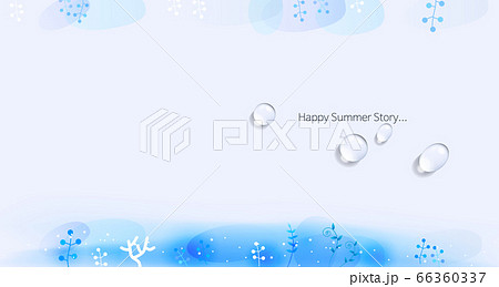 背景 夏 海のイラスト素材