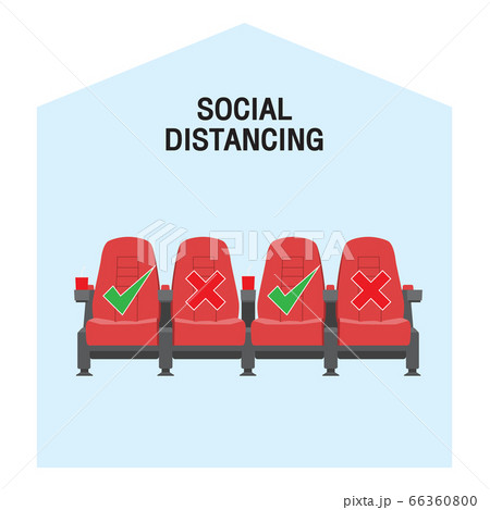 Keep a safe distance when sitting in a movie 66360800