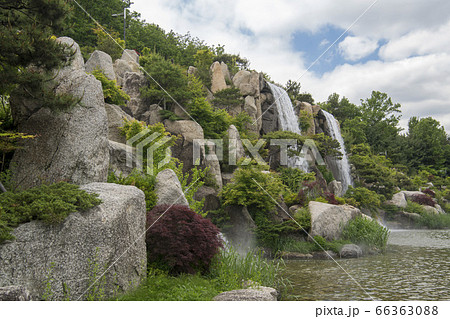 風景 滝 公園 66363088