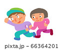 歩く子供たち 66364201
