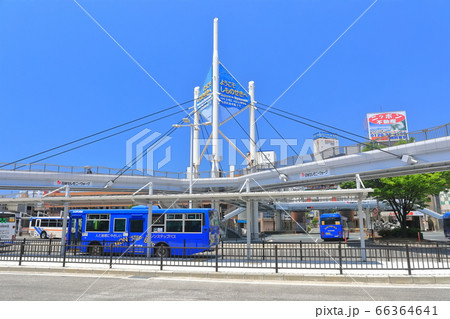 【山口県】晴天下のJR下関駅 66364641