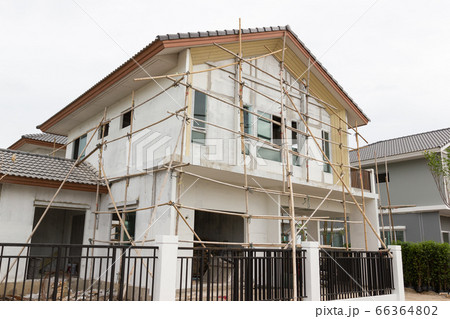 Building and Construction site of new home For housing at Thailand Building and Construction site of new home For housing at Thailand 66364802