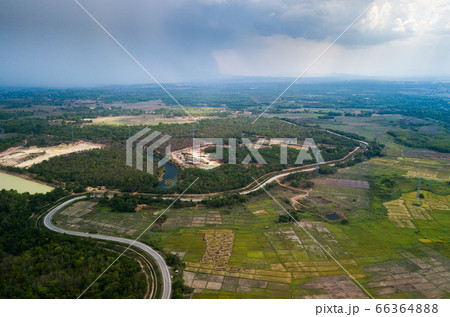 thunder storm sky Rain clouds thunder storm sky Rain clouds 66364888