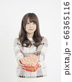 プレゼントを渡す女性 66365116