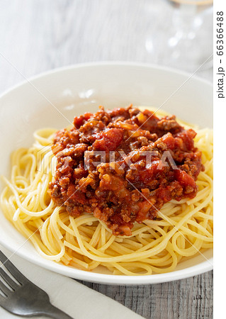 ミートソースパスタ 66366488