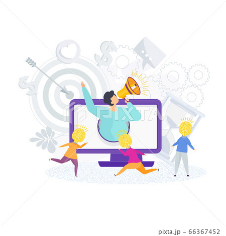 Human resources flat vector concept. HR. Candidates for vacancy. Human resources flat vector concept. HR. Candidates for vacancy. 66367452