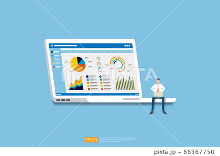 businessman analysis web statistics charts on businessman analysis web statistics charts on 66367750