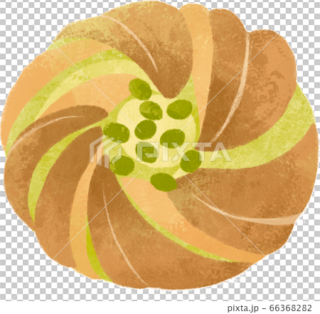 Uguisu Bread That Looks Delicious Stock Illustration 6636