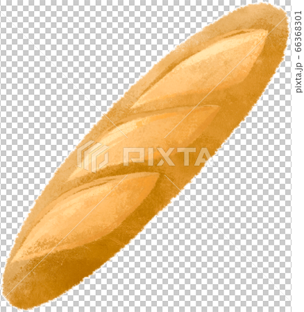美味しいなフランスパンのイラスト素材