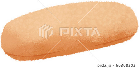 おいしそうな揚げパンのイラスト素材 66368303 Pixta