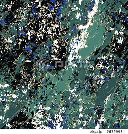 Bright abstract art green colored vector seamless pattern. 66369934