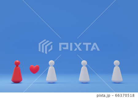 Graphic Model represent Social distancing people Graphic Model represent Social distancing people 66370518