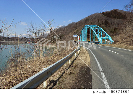 御所湖畔の猿田橋 66371364