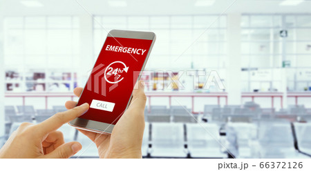 Emergency call concept 66372126