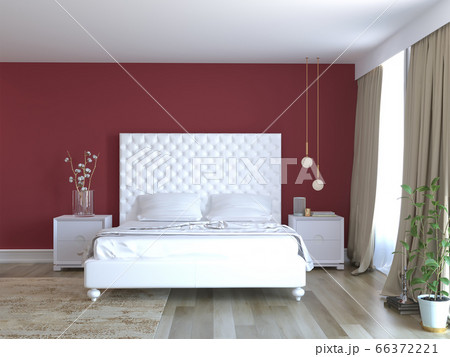 3d rendering of neoclassical bedroom interior 3d rendering of neoclassical bedroom interior 66372221