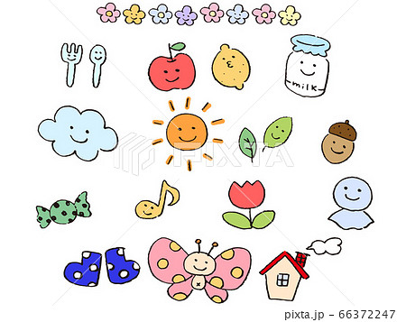 手書きイラストのイラスト素材