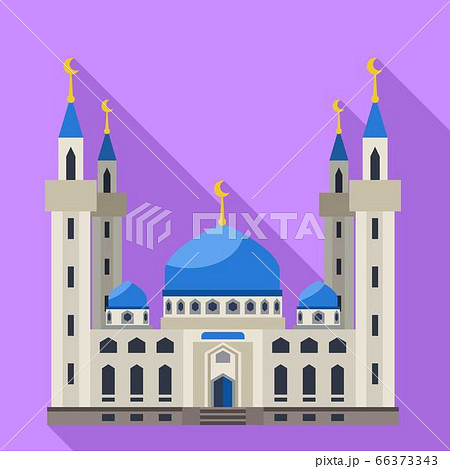 Islam temple icon, flat style Islam temple icon, flat style 66373343