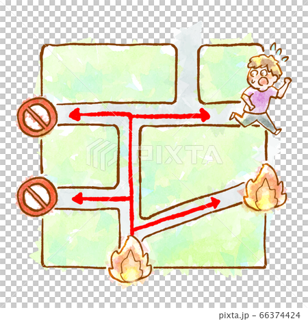 避難経路 避難経路 66374424