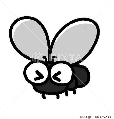 Cute flies fly away - Stock Illustration [66375233] - PIXTA