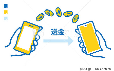 Remittance from smartphone to smartphone 66377070