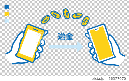 Remittance from smartphone to smartphone 66377070