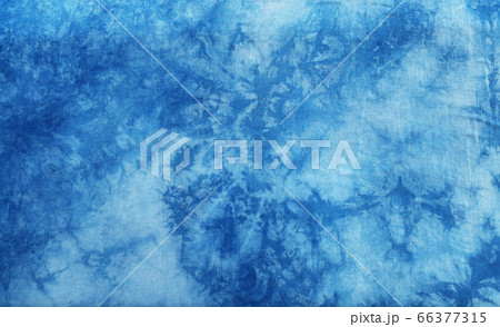 Indigo crafts fabric textiles dye background. 66377315