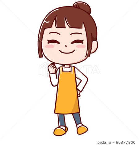 片手でガッツポーズする女性2 片手でガッツポーズする女性2 66377800