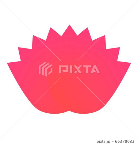Massage lotus icon, cartoon style 66378032