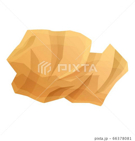 Paper garbage icon, cartoon style 66378081
