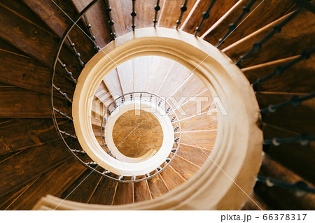 Spiral stairs like snail, Kutna Hora, Czech Spiral stairs like snail, Kutna Hora, Czech 66378317