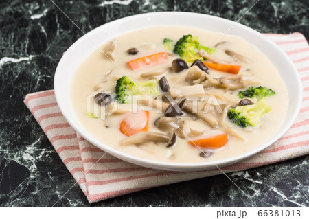 キノコシチューの写真素材