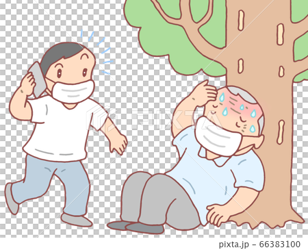 マスクによる熱中症リスク 66383100