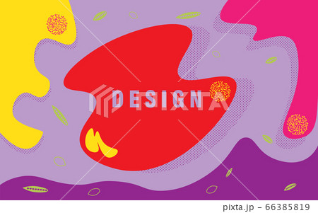 Color splash abstract cartoon background or Color splash abstract cartoon background or 66385819