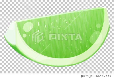 Illustration of cut lime _ comb 66387335