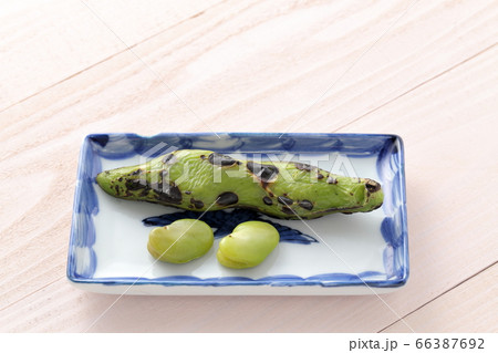 焼きソラマメをおつまみに（初姫） 66387692
