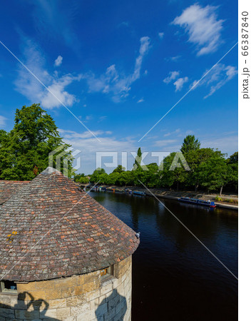 Morning view of the Barker Tower 66387840