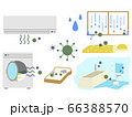 梅雨_カビがはえたエアコンや風呂 66388570